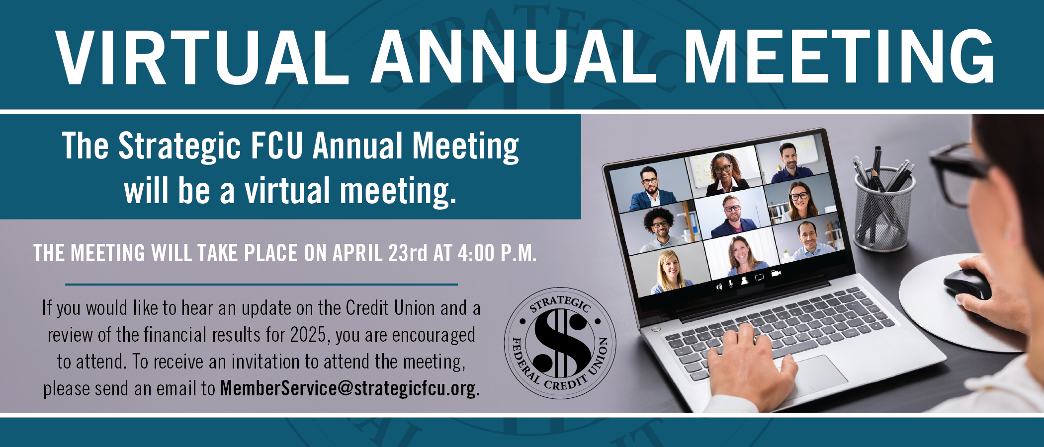 Virtual Annual Meeting April 23
